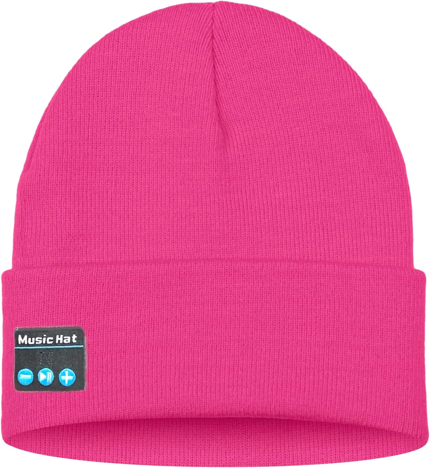 ATNKE LED Lighted Bluetooth Beanie Hat,USB Rechargeable 4 LED Wireless Music Running Headlamp Cap Gift for Men and Women