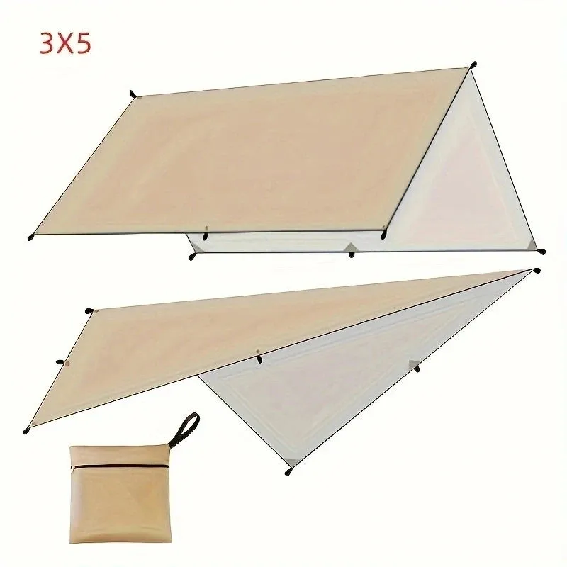 Awning Shade Sunshade 4x3m Tech-powered Camping Outdoor Waterproof Tourist Beach 3x3m Tent Canopy Worldwide shipping Tarp Shelter Sun Garden 5x3m Ultralight