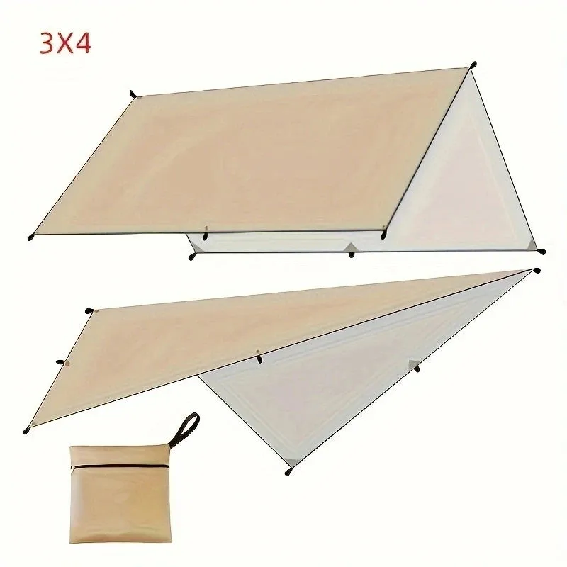Awning Shade Sunshade 4x3m Tech-powered Camping Outdoor Waterproof Tourist Beach 3x3m Tent Canopy Worldwide shipping Tarp Shelter Sun Garden 5x3m Ultralight