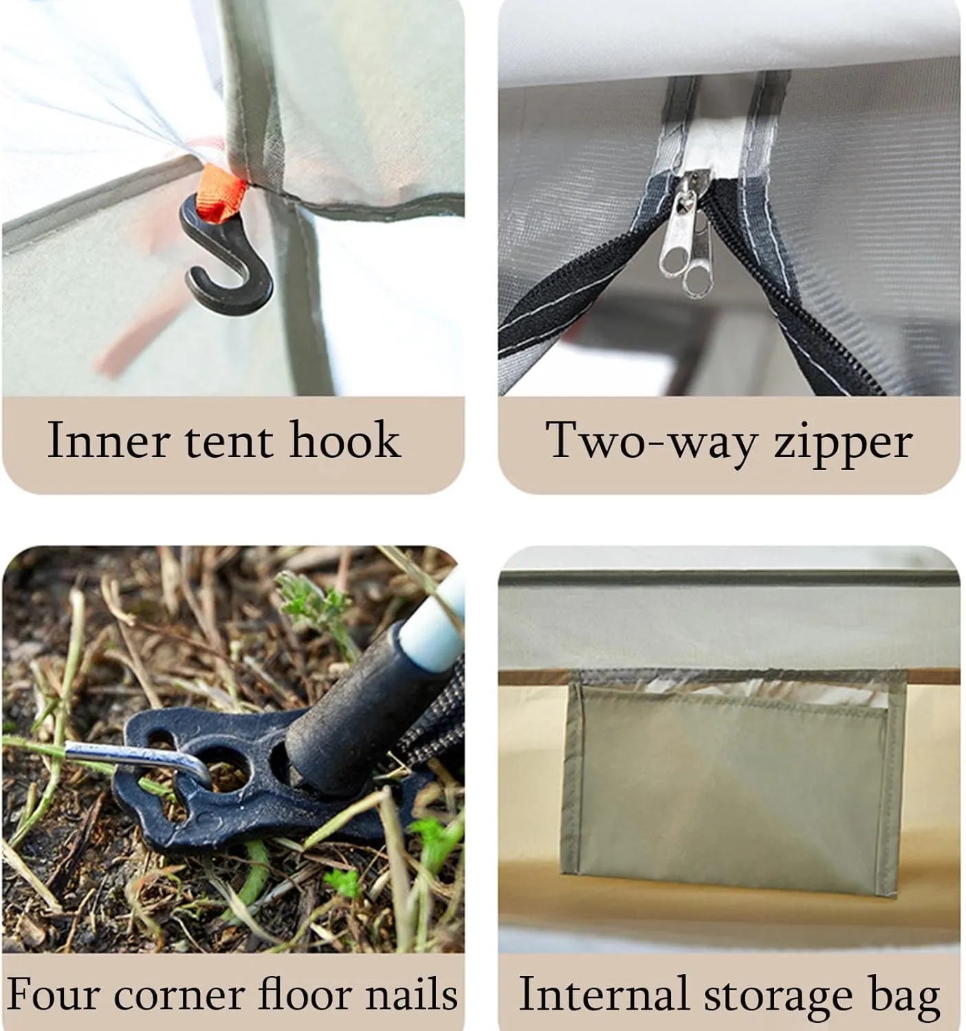Backpacking Tent Ultralight Camping Tent Tents for Camping Pop-Up Camping Tent with Instant Setup,2/4 Person Tent Sets Up in 10 Seconds, Includes Pre-Assembled Poles, Adjustable Rainfly
