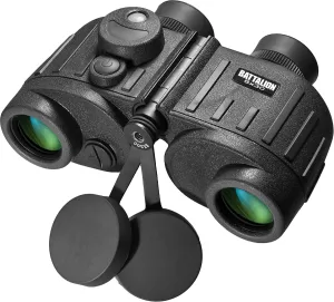 Barska Battalion Waterproof Military Binoculars with Rangefinder