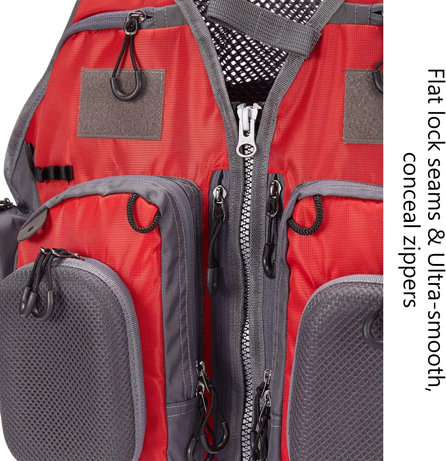 BASSDASH Fly Fishing Vest Multi Pocket Waistcoat Adjustable Size Gifts for Men Women