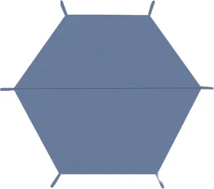 Beach Blankets Waterproof Tear-Resistant Tent Tarp Thicken Picnic Camping Tarp Tent Mat Hard-Wearing Beach Pad for Hiking Traveling Backpacking(S Hexagon)