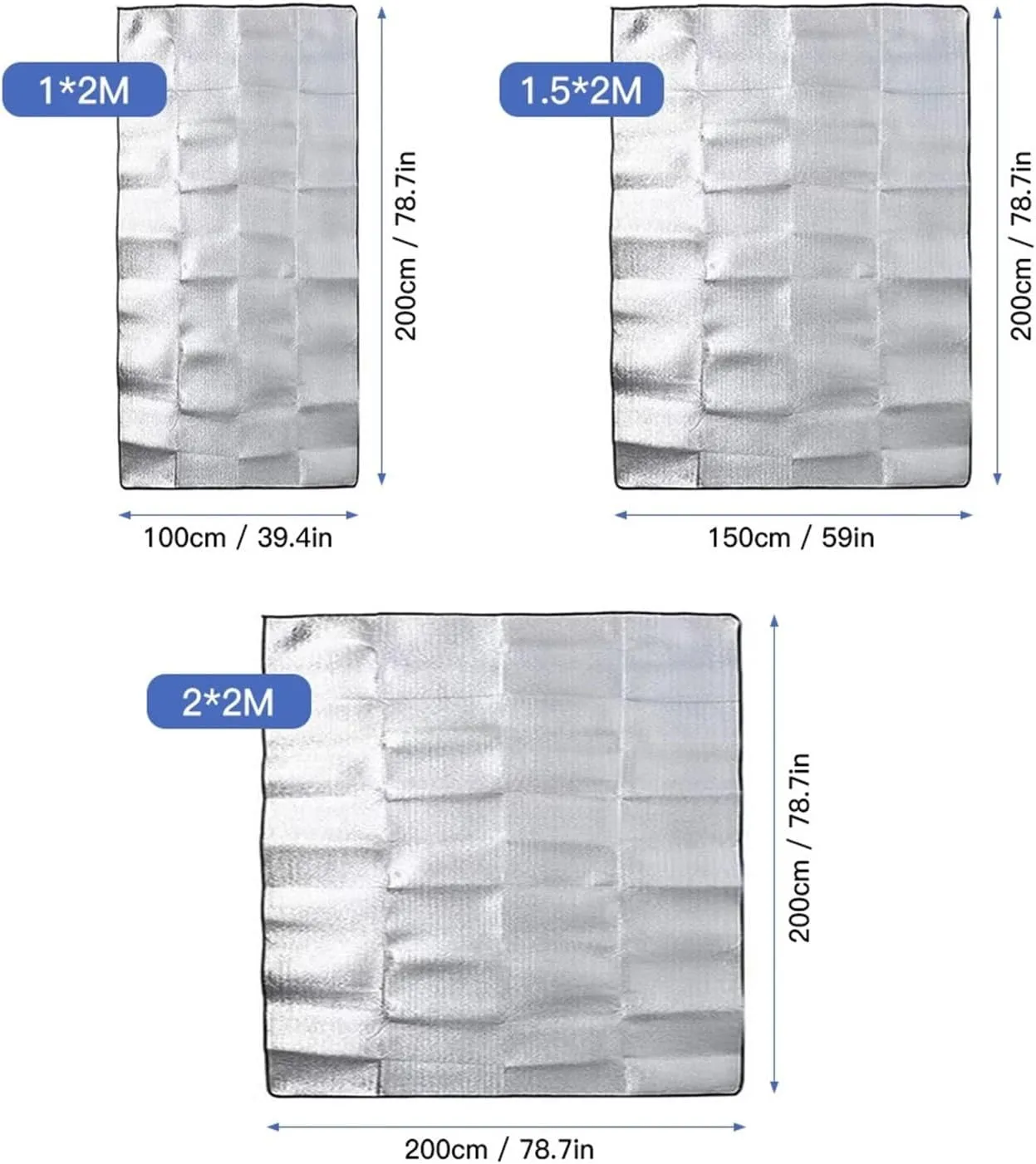 Beach Mat Ultralight Camping Mat Blanket Beach Mattress Sleeping Pad Aluminum Foam Mat Tent Sleeping Mattress Fashionable