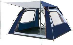 Beach Tent Sun Shade Shelter 3-4 4-5 Person Thickening Automatic Ultra-Lightweight Equipment Outdoor Camping Rainproof Sunscreen Beach Outdoor Camping,