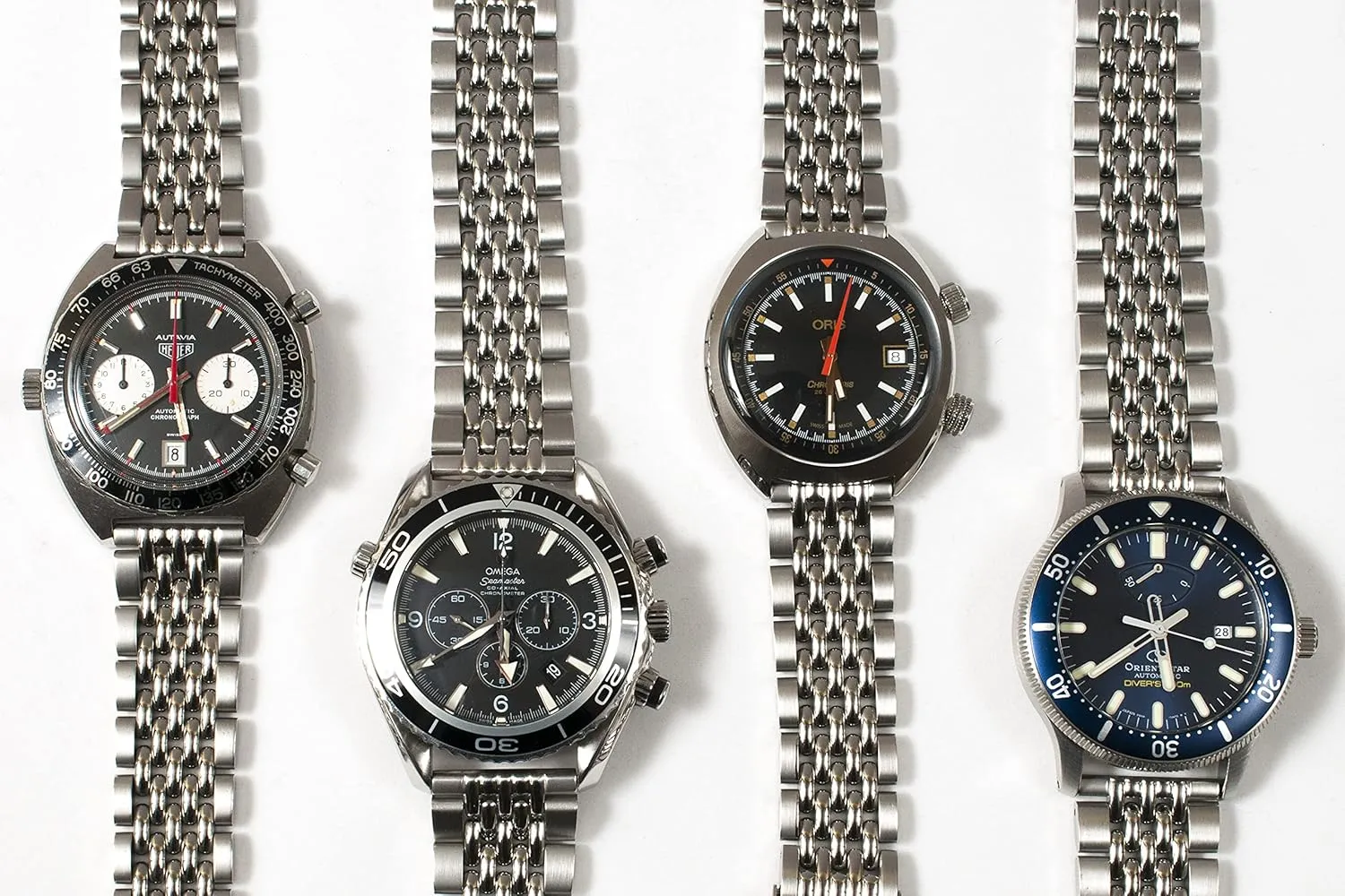 Beads of Rice Watch Bracelet Band Strap - Stainless Steel Vintage BOR 18mm 19mm 20mm 21mm 22mm 24mm