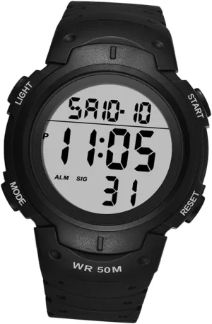 BESPORTBLE 1Pc Electronic Watch for Men Stylish Multifunctional Sports Wrist Watch Casual Display Luminous Design for Night Visibility Boys and Students