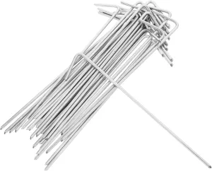 BESPORTBLE 30pc Iron Tent Stake Ground Pegs Set Heavy Duty Camping Tent Stakes Canopy Garden for Outdoor Use
