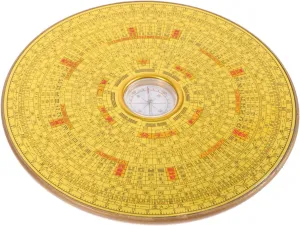BESPORTBLE Shape Chinese Compass for Feng Shui Desktop Adornment Compact and Lightweight for Daily Use and Feng Shui Observation