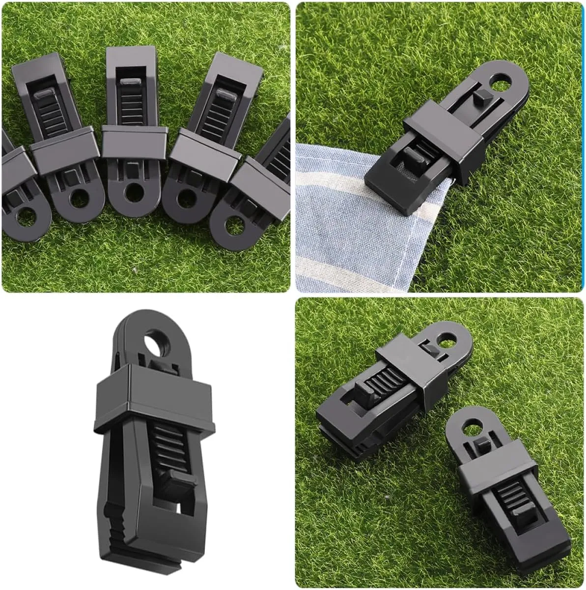 BESPORTBLE Tent Clip Tent Fasteners for Camping Practical Tent Fixers Canopy Tent Fasteners Convenient Tent Fixers