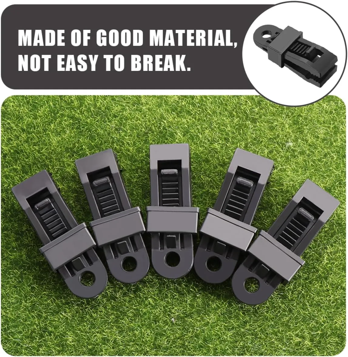 BESPORTBLE Tent Clip Tent Fasteners for Camping Practical Tent Fixers Canopy Tent Fasteners Convenient Tent Fixers