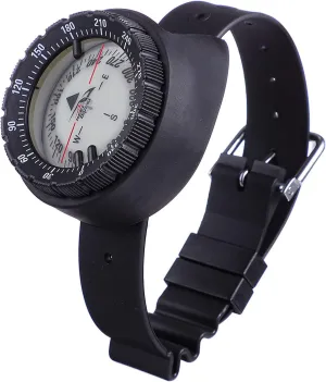 BESPORTBLE Waterproof Luminous Watch Wrist Mount Scuba Compass Compass for Hiking Camping Outdoor Activities