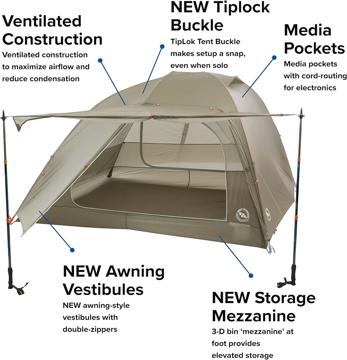 Big Agnes Copper Spur HV UL - Ultralight Backpacking Tent