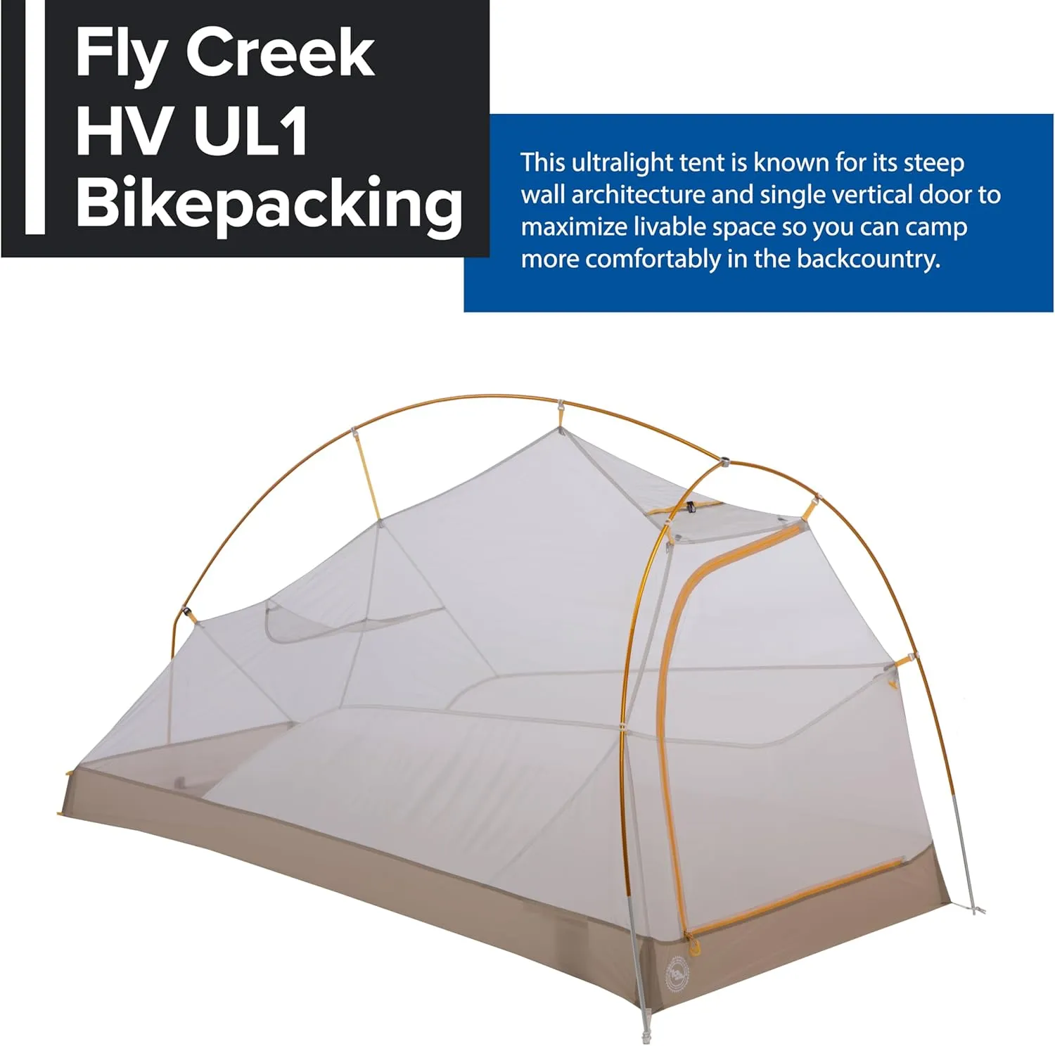 Big Agnes Fly Creek HV UL Bikepack - Ultralight Bike-Packing Tent