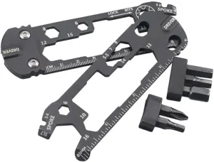 Bike Repair Wrench Multitool - All in One Hex Key Wrench Driver, Detachable Spanner, Portable Cycling Maintenance Fix Kit