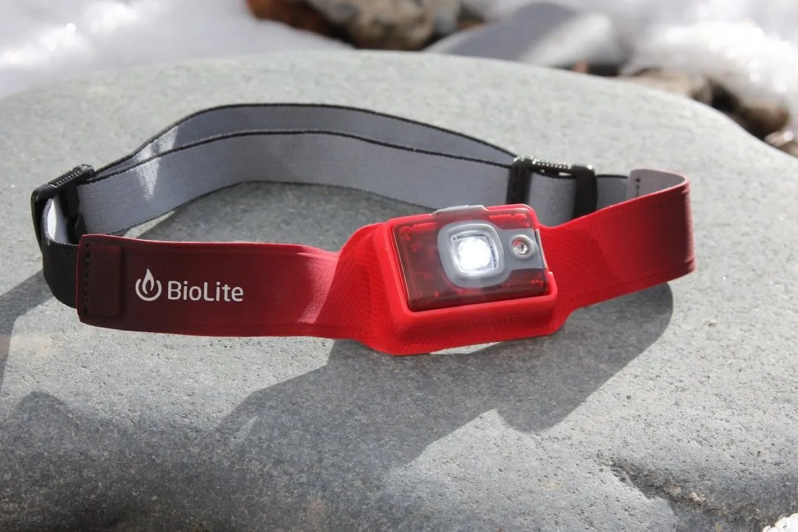BioLite Headlamp 200 lumens - Rechargeable - Red