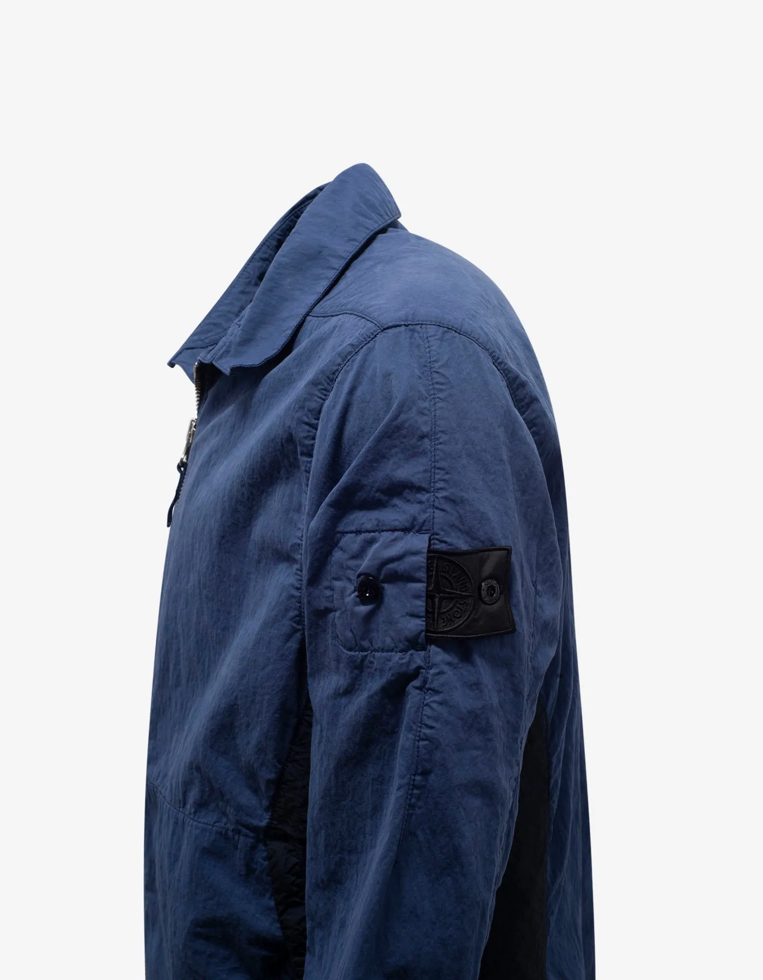 Blue Compact 50 Fili Zip Shirt Jacket