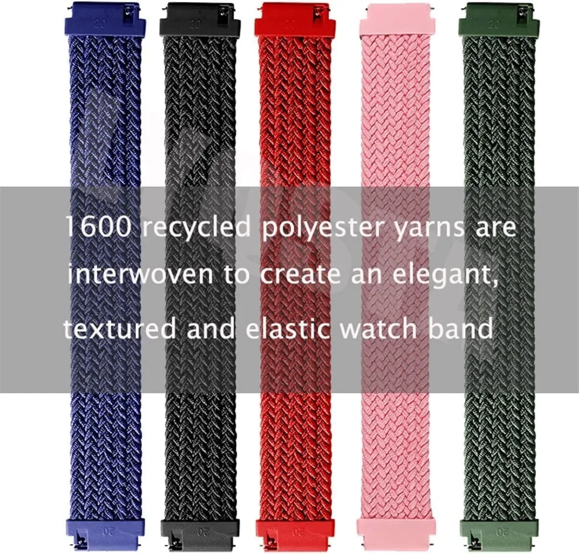 Braided Solo Loop watch Strap Universal Watchband