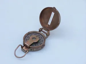 Brass Compass Antique Brass Military 4"-Vintage Handmade Hight Quality Solid Metal Compass Gift Item