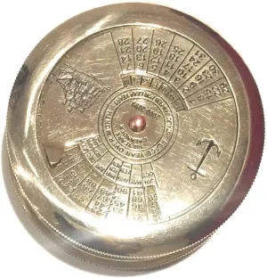 Brass Compass Engraved with NOT All Those WHO Wander are Lost with Gift Case Nautical Collectible, Graduation Day, Baptism, Birthday, Easter Decor, Engraved Gifts, Confirmation Gift Ideas