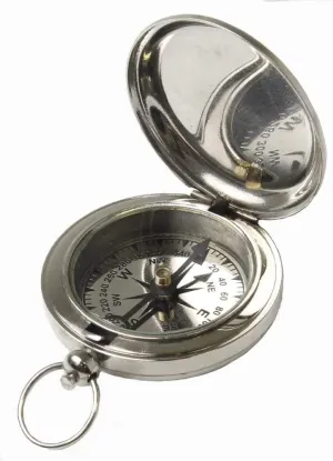 Brass Compass Nautical Marine Navigation Compass, Pocket Compass, Outdoor Compass, Camping Compass, Hiking Compass, Hunting Compass, Survival Compass, Tools