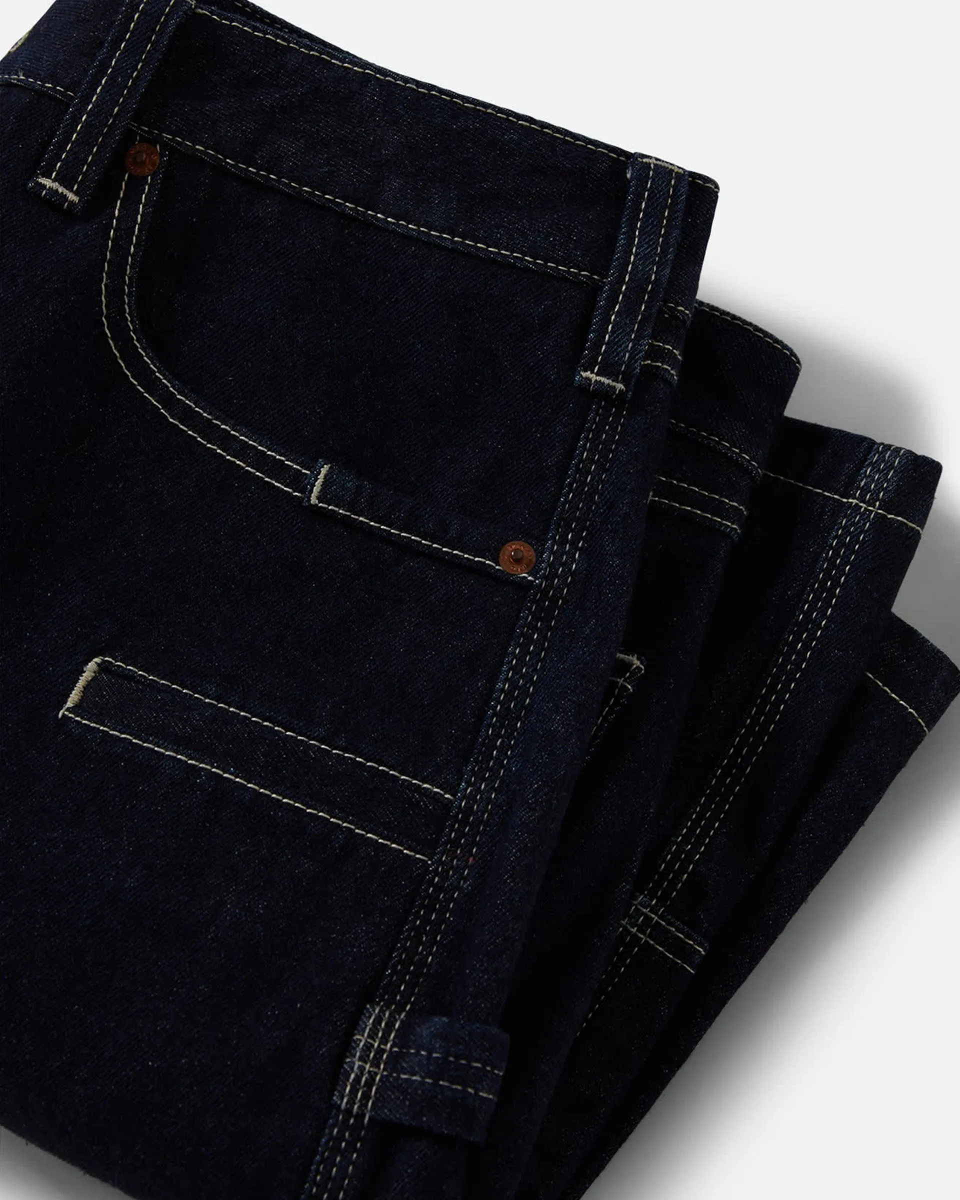 Builders Carpenter Baggy Short - Rinse Denim