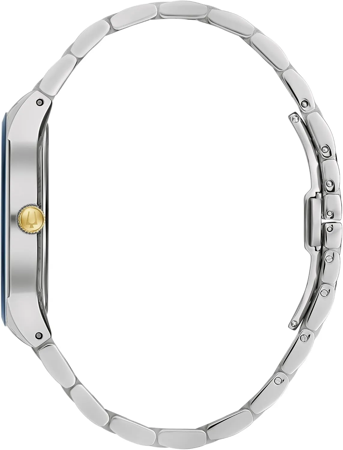 Bulova Men's Multi-Function 3-Hand Quartz Watch with Diamond Dial, Edge to Edge Crystal