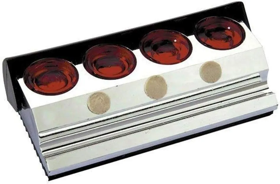 BUZZUFY Oil Block Stand Chrome Plated with Four Oil Cups Watch Tool