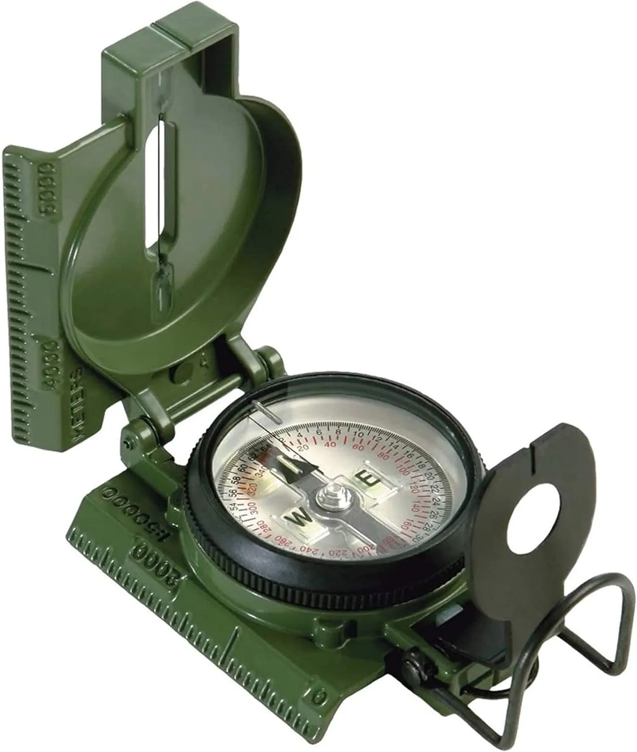 Cammenga Official US Military Tritium Lensatic Compass, Accurate Waterproof Hand Held Compasses with Pouch for Hiking Camping Navigation Survival Backpacking Orienteering