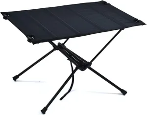 Camp Table Outdoor Portable Collapsible Table and Chair Barbecue Ultralight Vehicle Tactical Table Road Trip Picnic Table Camping (Color : Black) (Bl