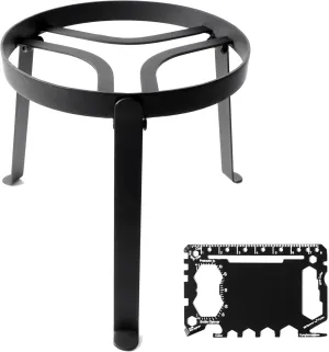 Campfire Tripod Grill Stand For Dutch Oven Fits Cast Iron Stove for Camping and Outdoor Cooking