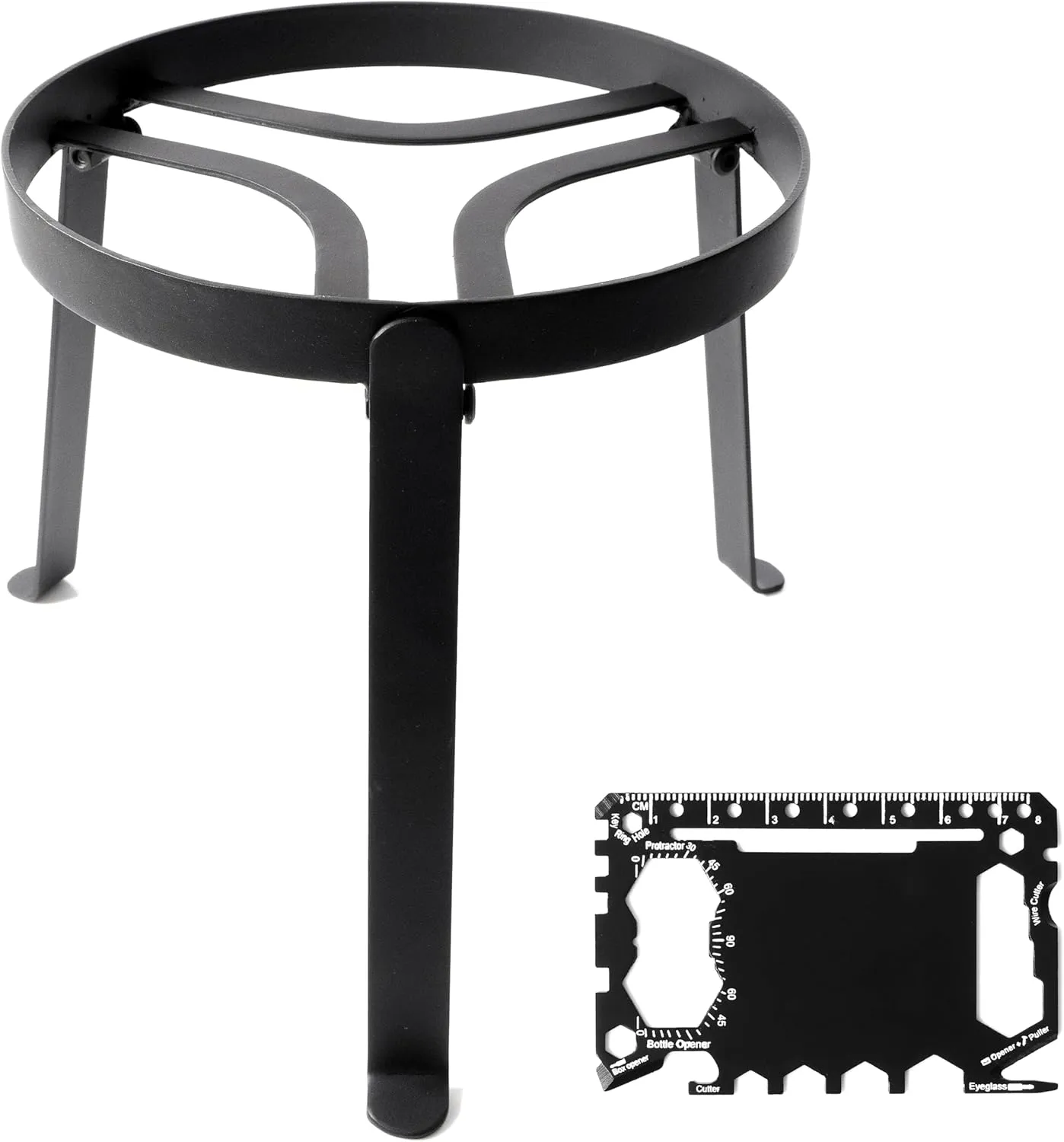 Campfire Tripod Grill Stand For Dutch Oven Fits Cast Iron Stove for Camping and Outdoor Cooking