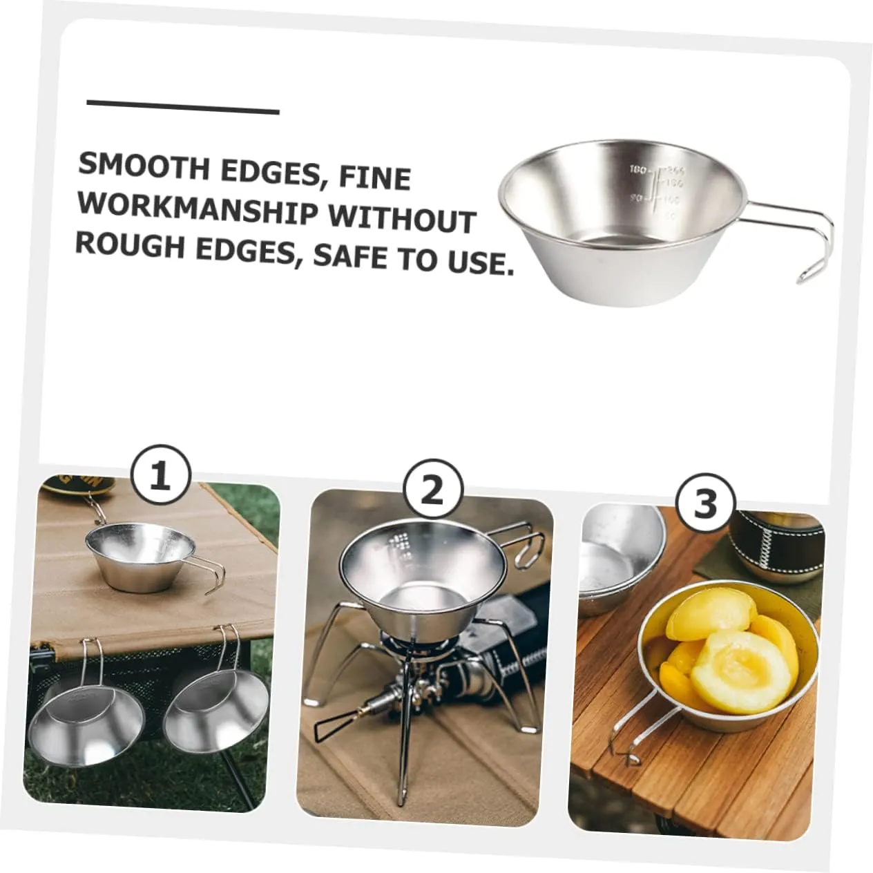 Camping Cookware Cups Outdoor Camping Foldable Bowl Water Portable Camping Mug Camping Accessories