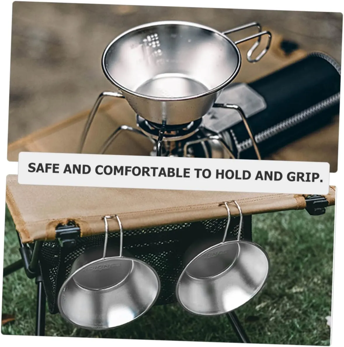 Camping Cookware Cups Outdoor Camping Foldable Bowl Water Portable Camping Mug Camping Accessories