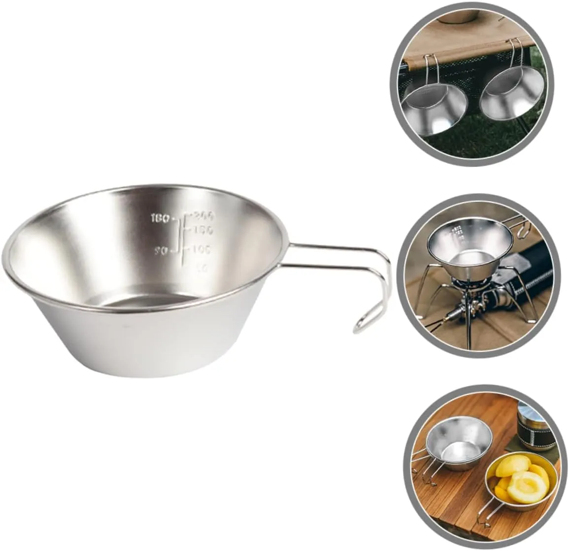 Camping Cookware Cups Outdoor Camping Foldable Bowl Water Portable Camping Mug Camping Accessories