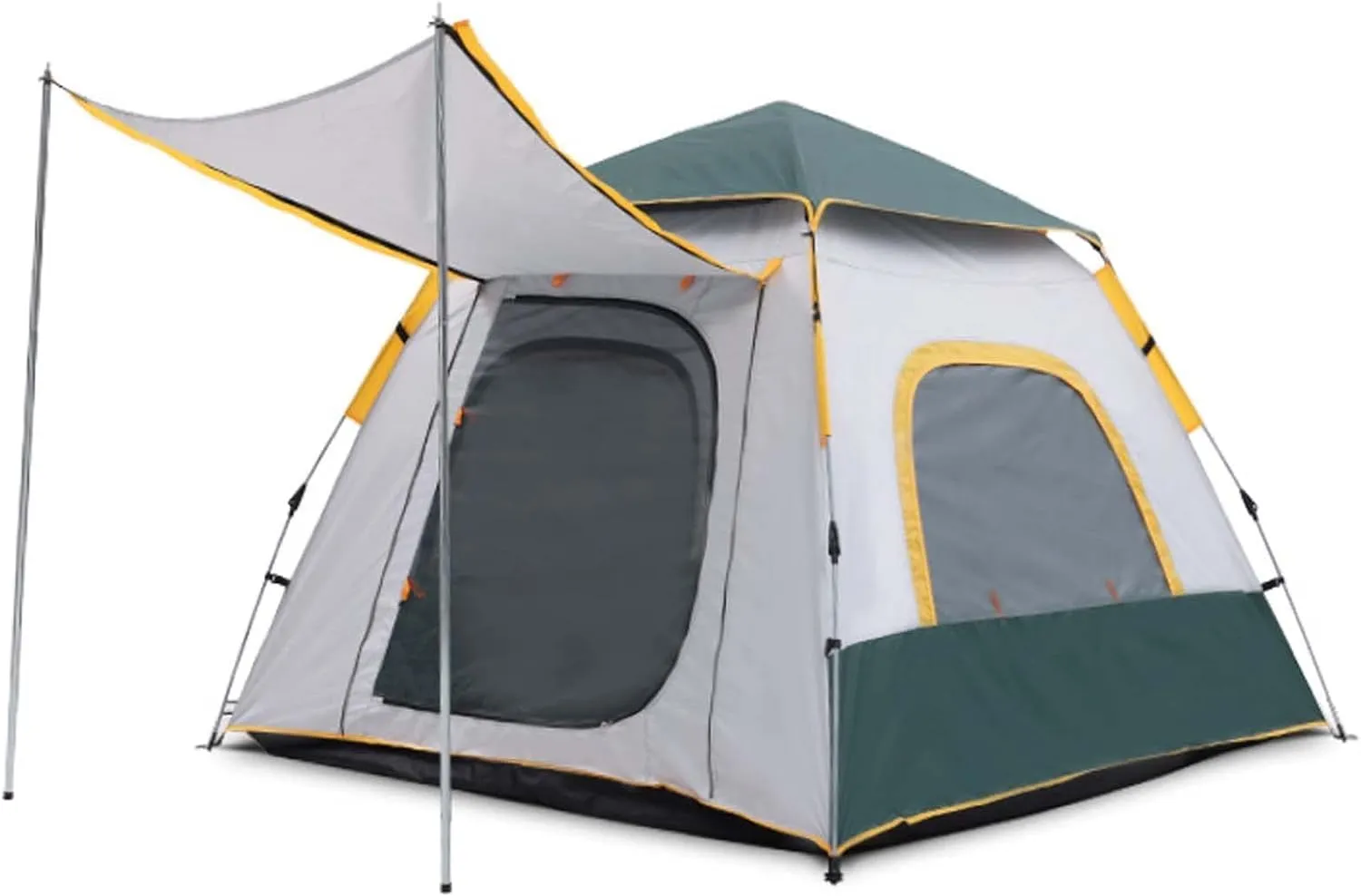Camping Dome Tent for 2-4 People,Automatic Pop-Up Family Tent,Portable Waterproof Backpacking Tent with Carry Bag and Tent Foyer,Outdoor Travel,210x210x150cm