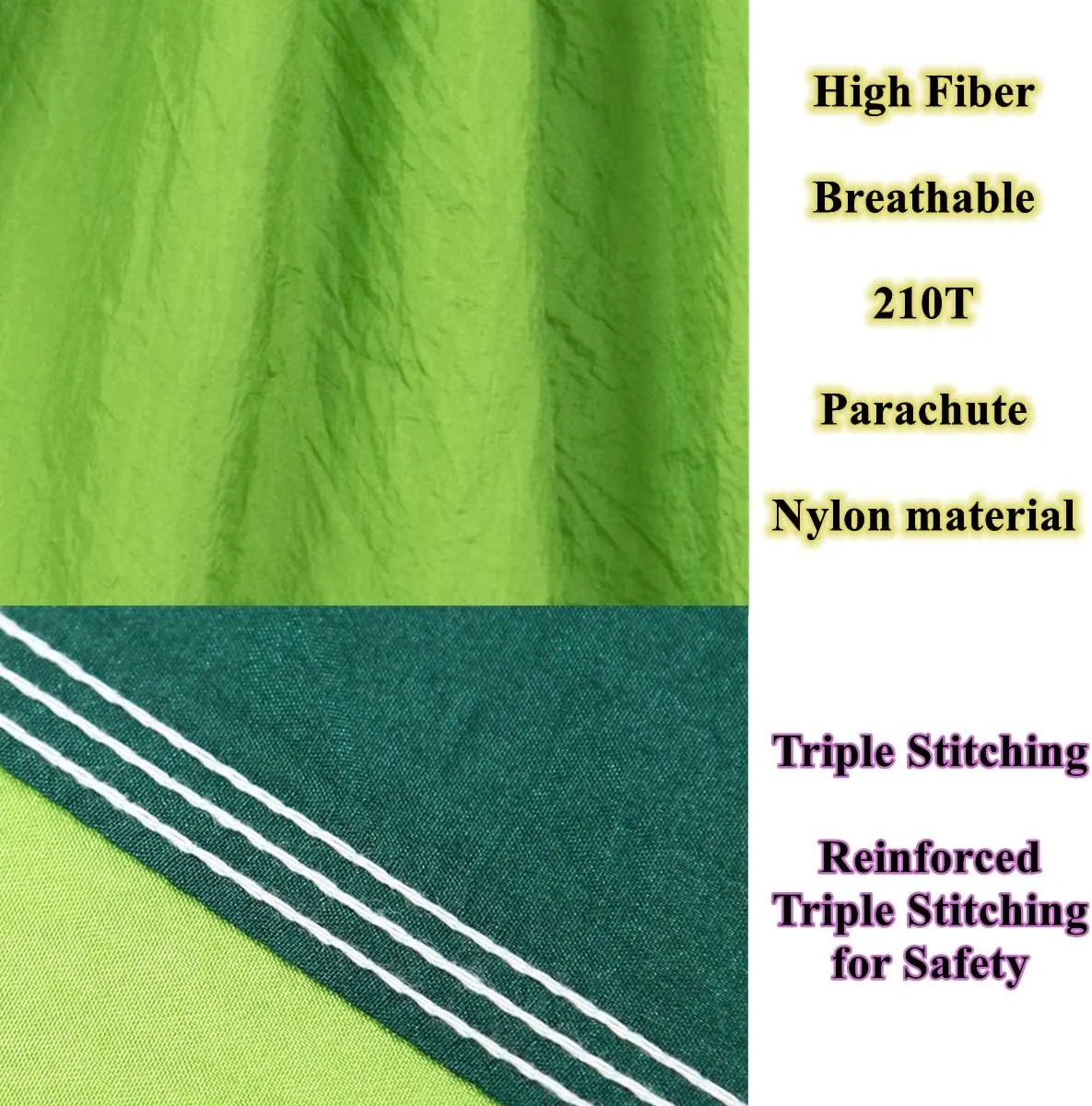 Camping Hammock Double & Single Portable Hammocks Ultralight Nylon Parachute Hammocks with 2 Tree Straps for Backpacking, Travel, Beach, Backyard, Camping, Hiking (Medium, Royal Blue)