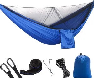 Camping Hammock with Mosquito net Tent Portable Lightweight 2 Person for Outdoors Backpacking Hiking Trekking
