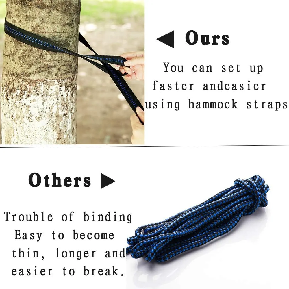 Camping Hammock with Mosquito net Tent Portable Lightweight 2 Person for Outdoors Backpacking Hiking Trekking