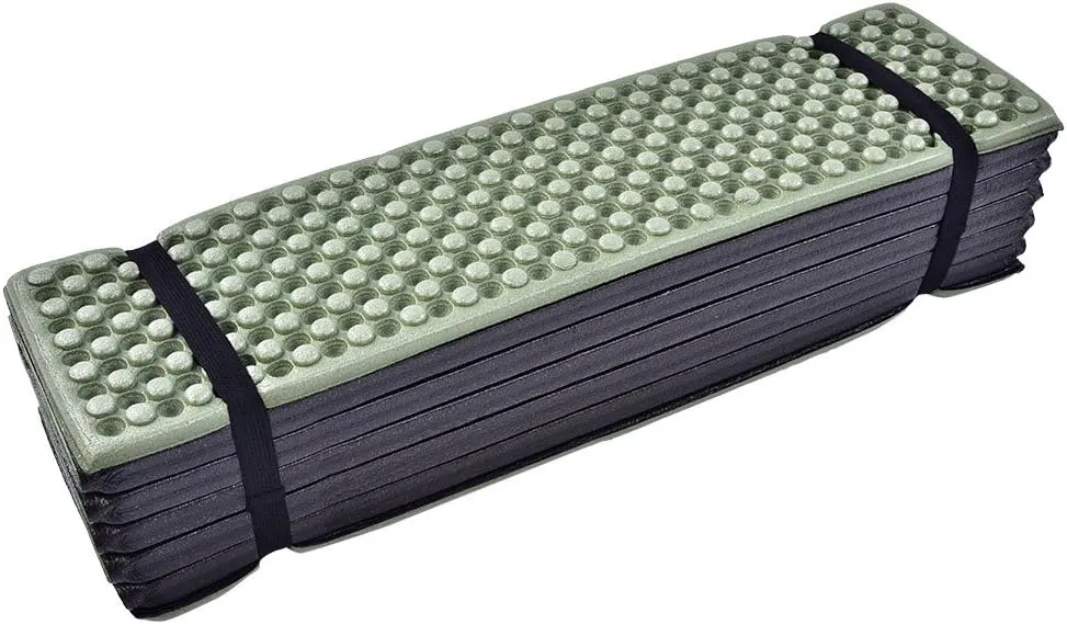 Camping Mat, Ultralight Waterproof Folding Comfortable Backpacking Foams Mattress Folding Beach Tent Sleeping Pad Camping Hiking Beach Tent Outdoor Mattress