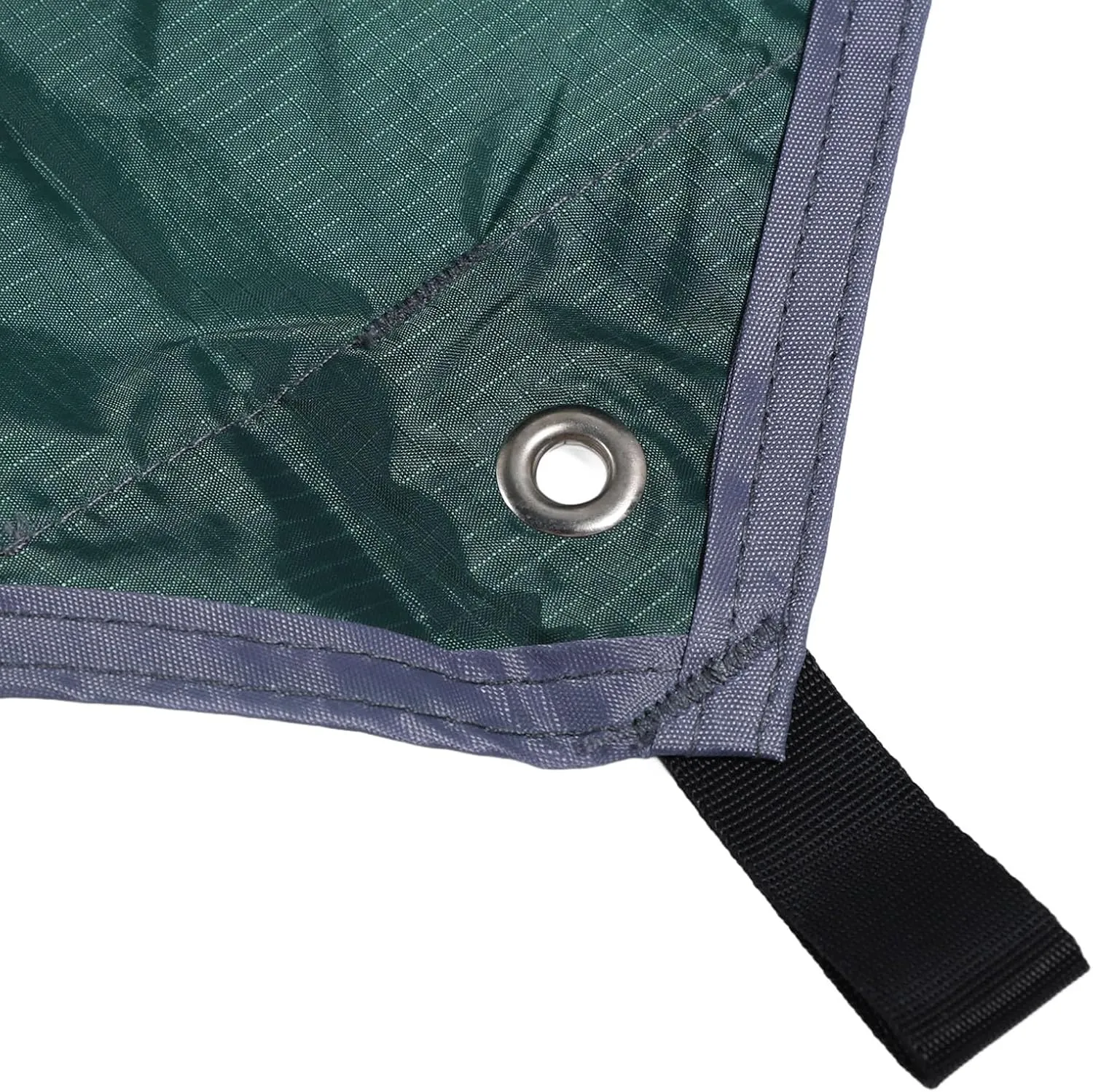 Camping Tarp, Camping Canopy Multifunctional Quadrangle Sunscreen Waterproof Tent Tarp Outdoor Hammock Tent for Camping Outdoor Beach(Dark Green)