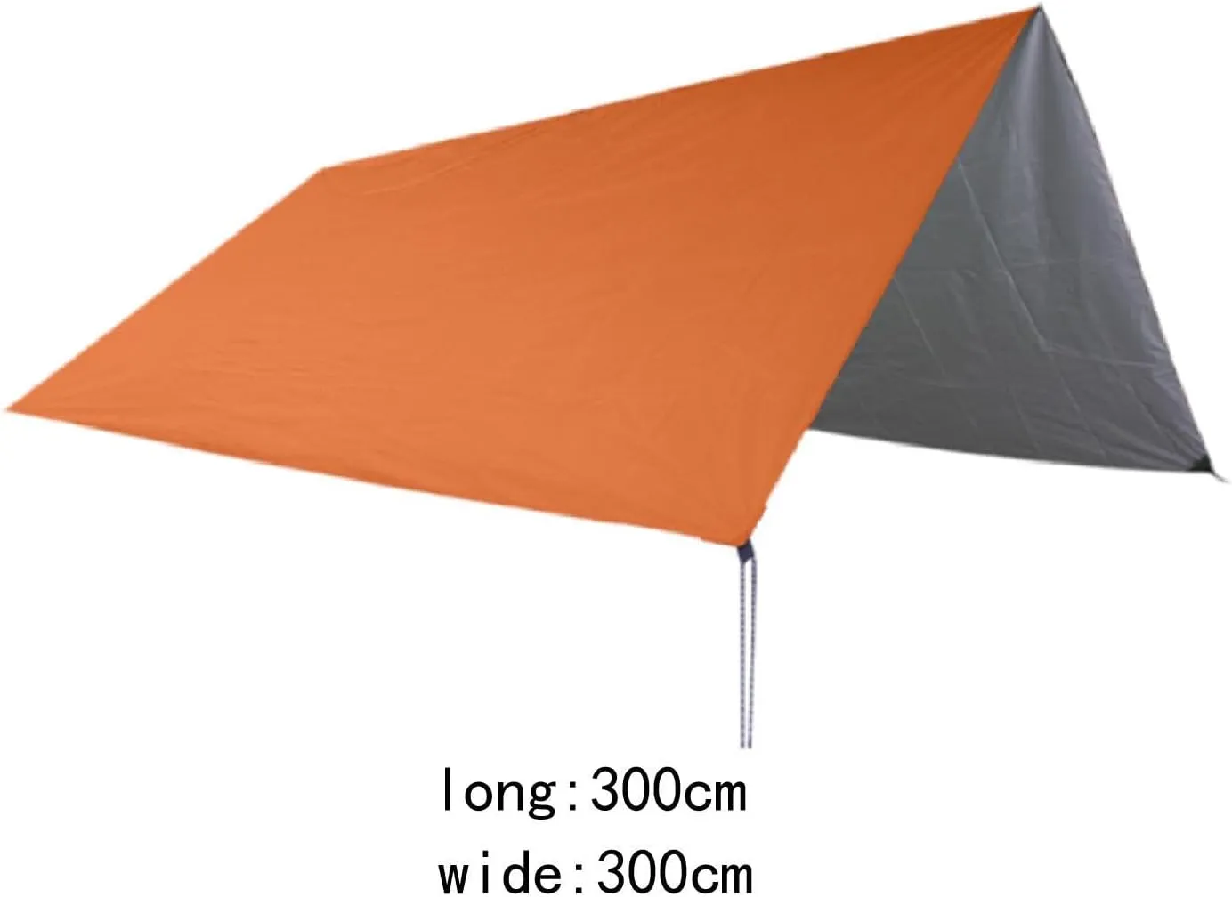 Camping Tarp Rain Shelter Rainproof Compact Hammock Tarp Tent Tarp Camping Canopy for Garden BBQ Hiking Traveling Backpacking, Orange