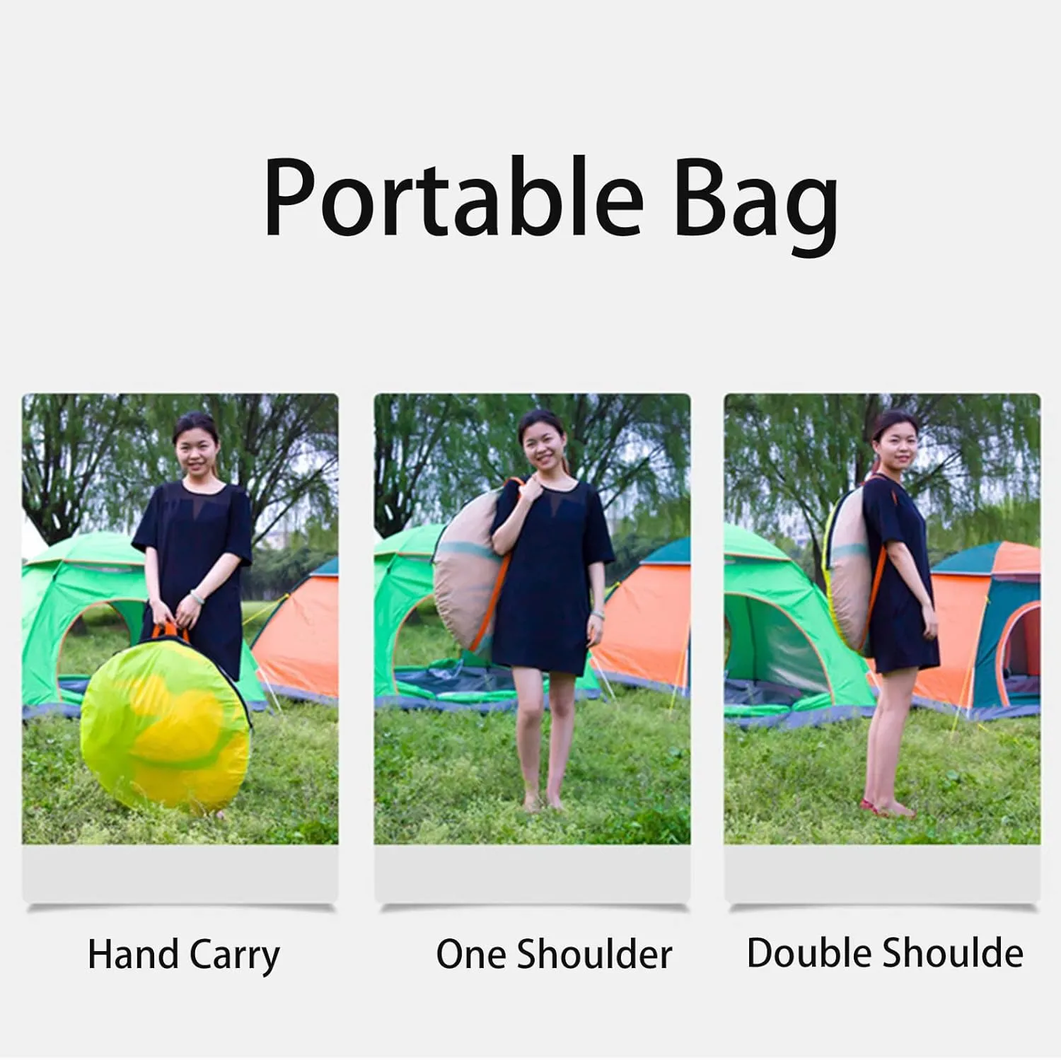Camping Tent 3-5 Person - Family Dome Waterproof Backpack Tents with Top Rainfly, Ultralight Easy Set Up Small Tents with Carry Bag for 4 Season Hiking Glamping Beach Outdoor