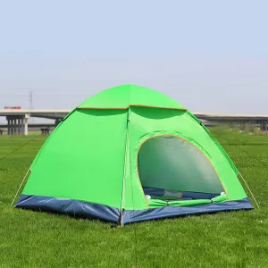 Camping Tent 3-5 Person - Family Dome Waterproof Backpack Tents with Top Rainfly, Ultralight Easy Set Up Small Tents with Carry Bag for 4 Season Hiking Glamping Beach Outdoor