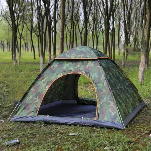 Camping Tent 3-5 Person - Family Dome Waterproof Backpack Tents with Top Rainfly, Ultralight Easy Set Up Small Tents with Carry Bag for 4 Season Hiking Glamping Beach Outdoor