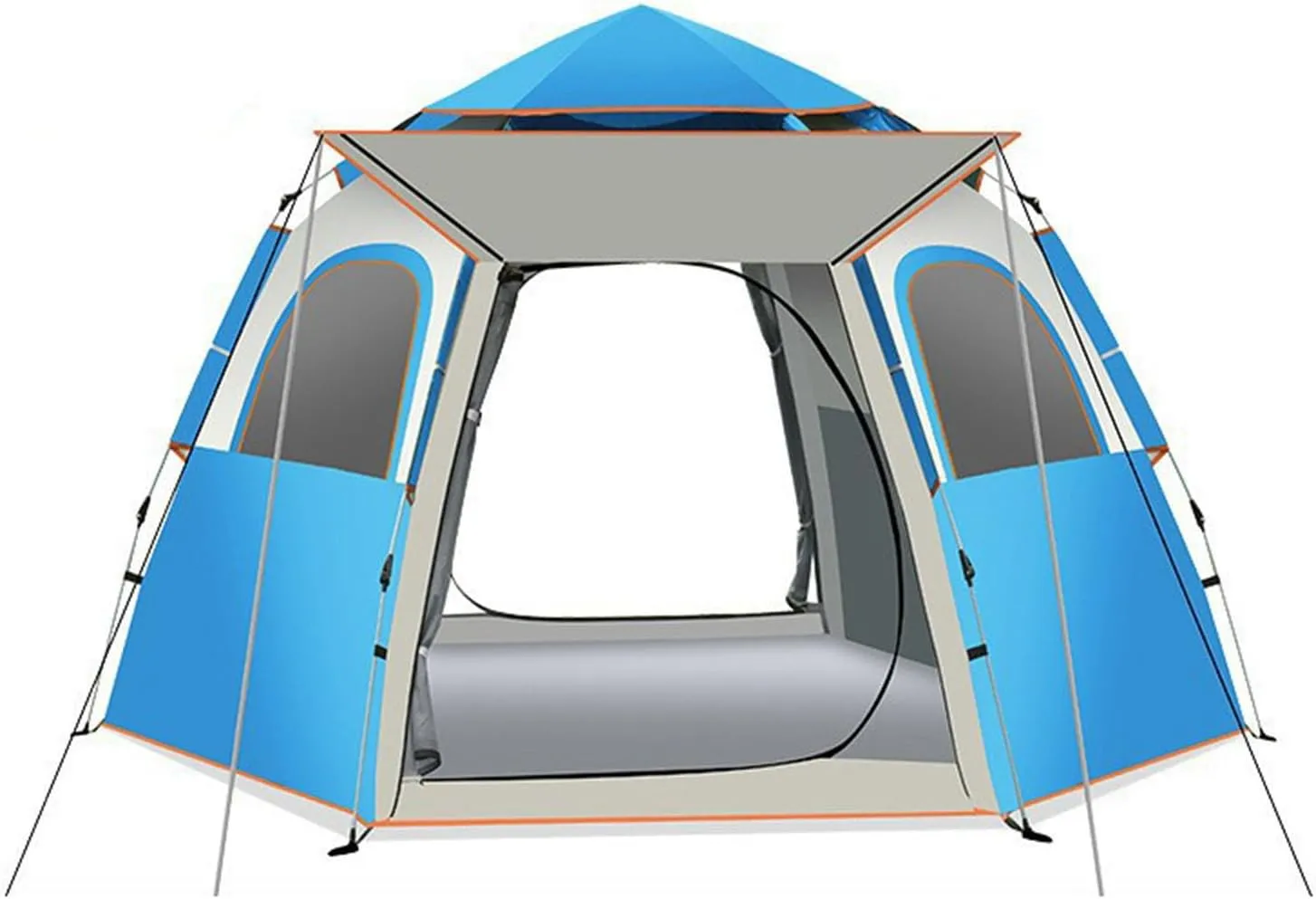 Camping Tent 3/4Person Weatherproof Tents, Dome Tent for Camping and Hiking, Double Layer Waterproof Tent, includes Rainfly
