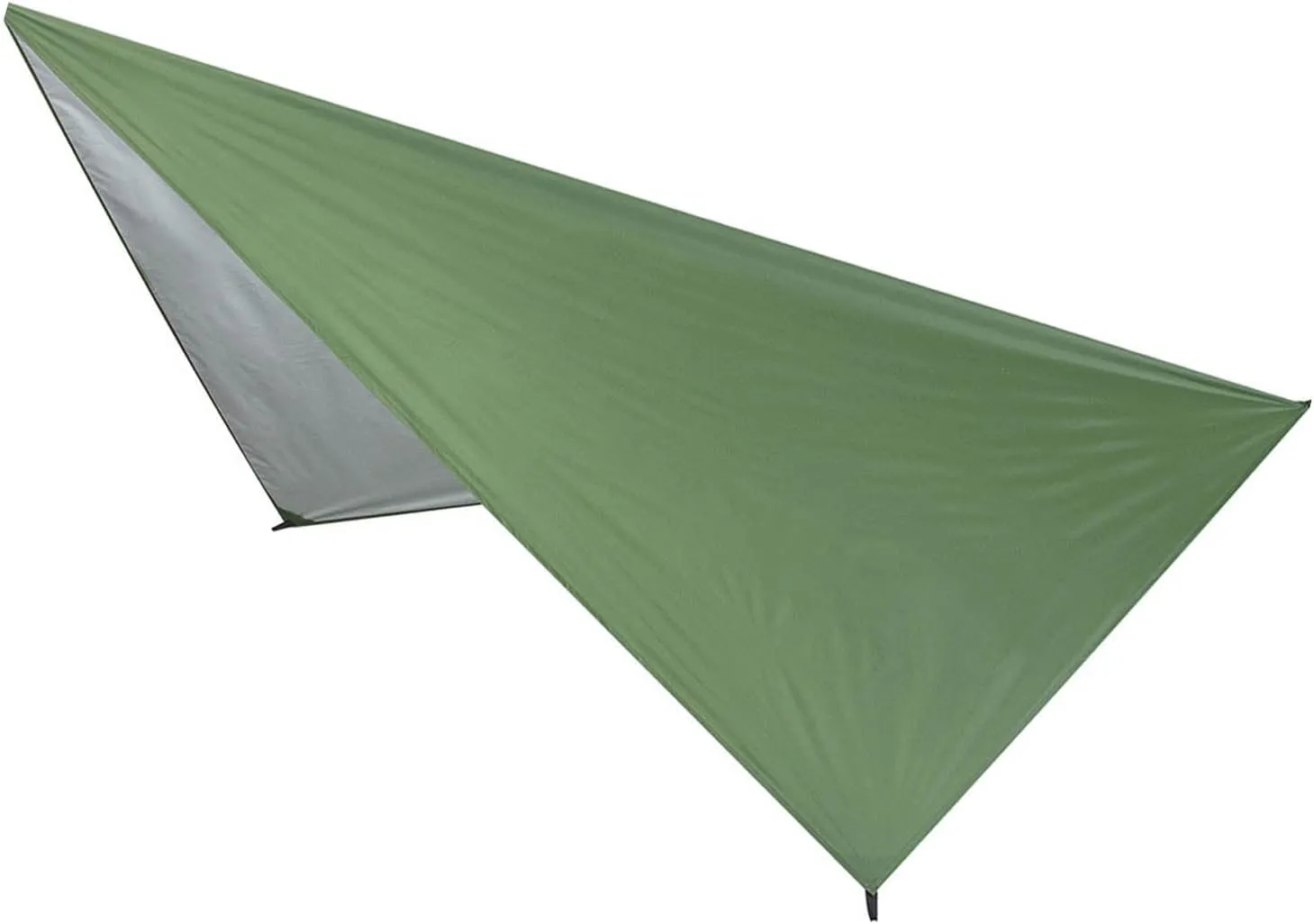 Camping Tent Tarp, Waterproof Sunproof Tent Canopy, Lightweight Hammock Sun Shelter Shade Tent Tarp Awning Canopy, Portable Family Beach Tent Sun Shade Canopy for(230x140CM-Silvery Green)