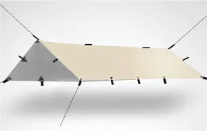 Camping Tent Ultralight Tarp Outdoor Camping Survival Sun Shelter Shade Awning Silver Coating Pergola Waterproof Beach Tent