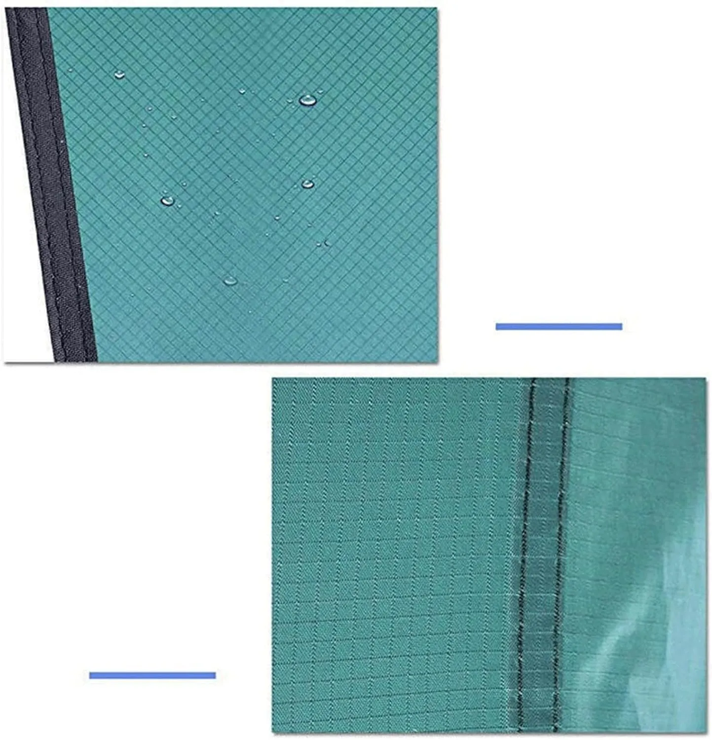 Camping Tent Waterproof Tarpaulin Tent Shade Outdoor Camping Hammock Rainproof Garden Awning Canopy Shade Ultralight Diamond/Hexagon (Color : 2, Size