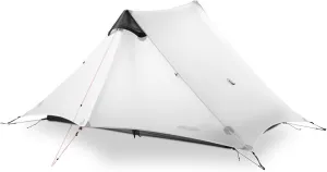 Camping Tents,2022 New 2 Person Ultralight Camping Tent 3 Season Professional 15d Rodless Tent (Color : Gray 2P, Size : 4 Season)
